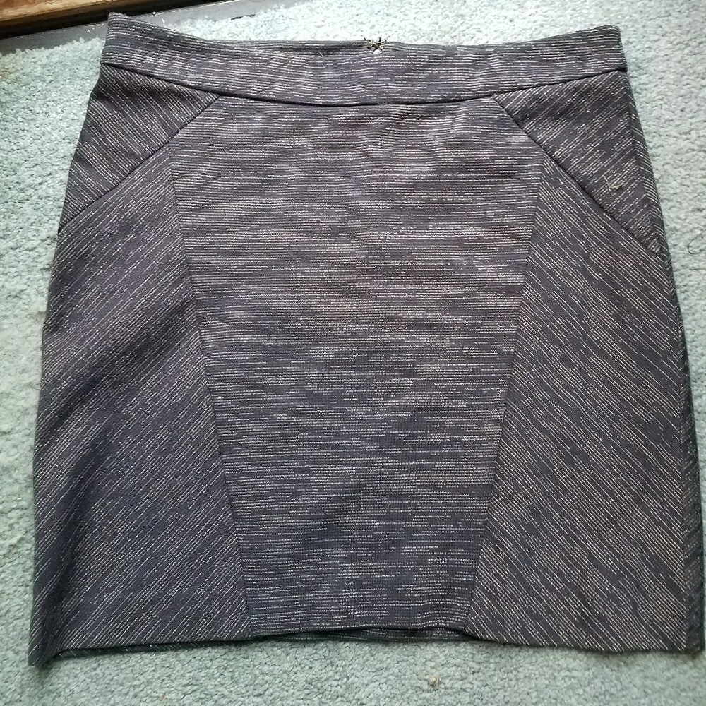 Black and Gold metallic Thread Skirt